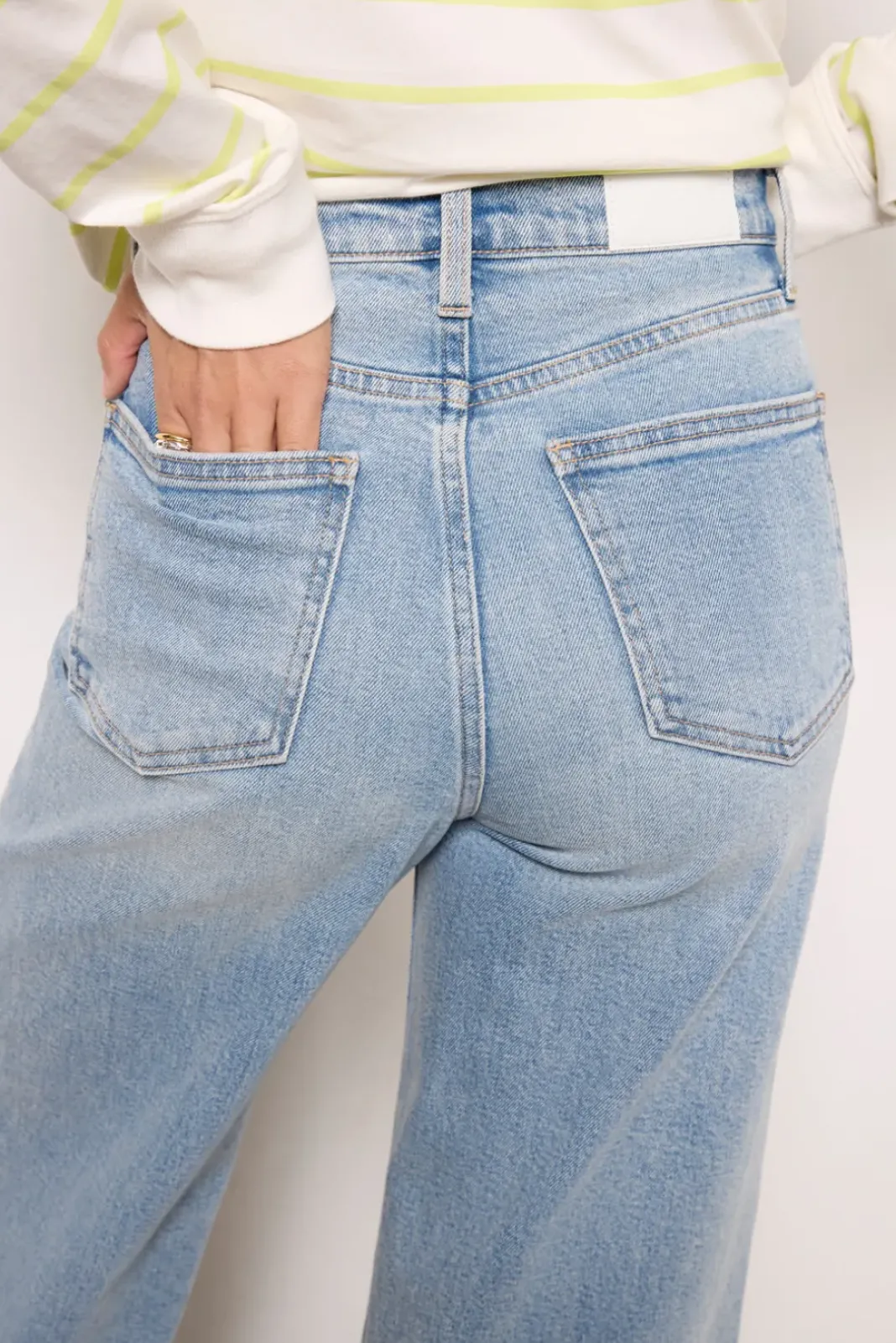 Jeans<PISTOLA Lana Crop Cuff Snowcat