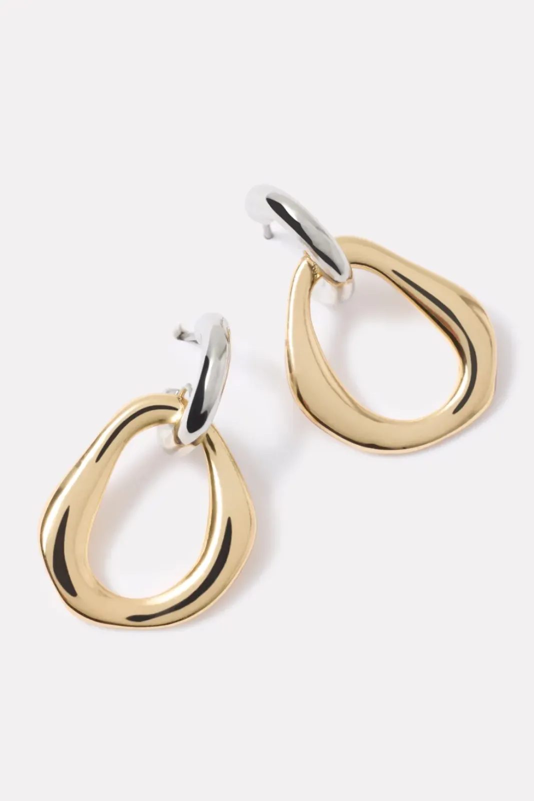 Jewelry<EVEREVE Landry Two Tone Earring Gold/Silver