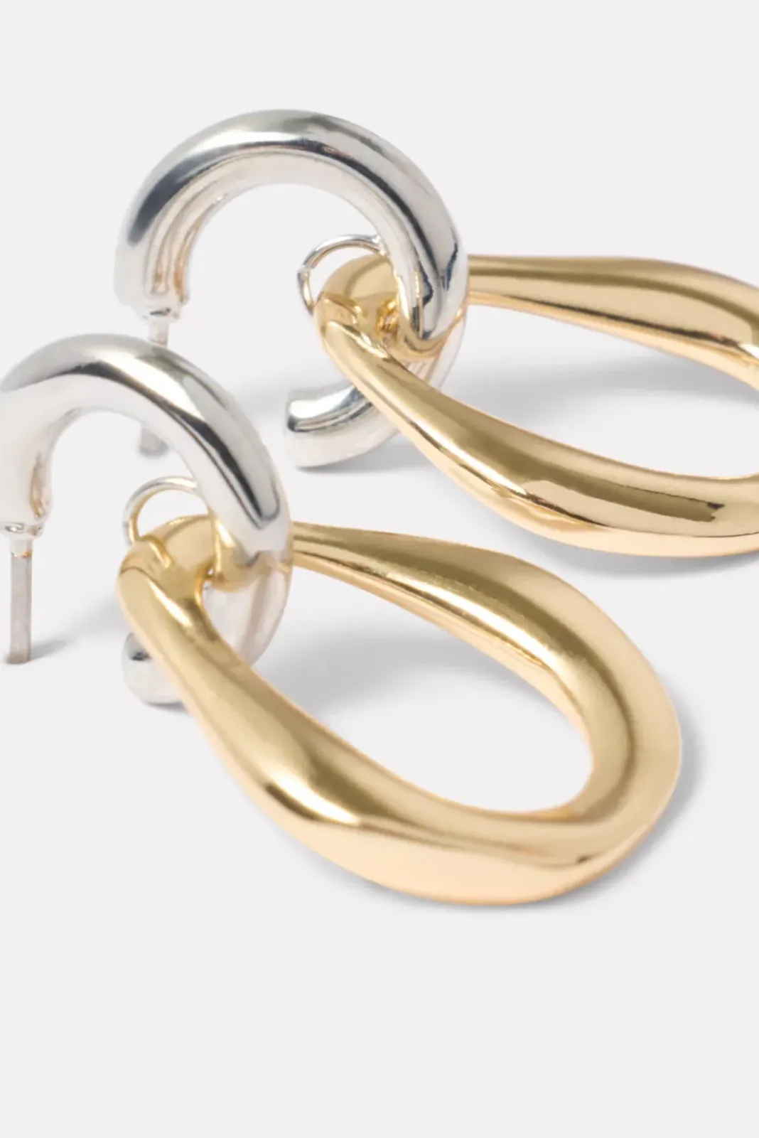 Jewelry<EVEREVE Landry Two Tone Earring Gold/Silver