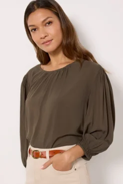 Tops & Tees<VELVET Laurann Blouse Forest