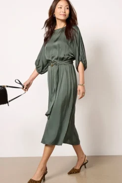 Dresses<VELVET Laurel Dress Marsh