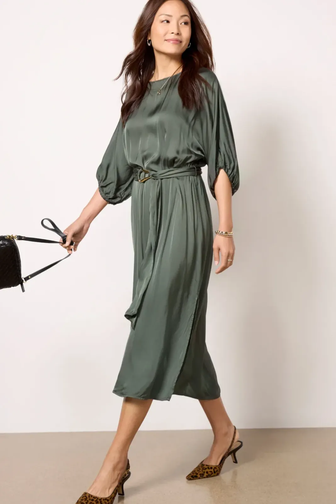 Dresses<VELVET Laurel Dress Marsh