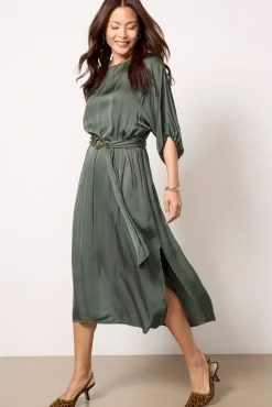 Dresses<VELVET Laurel Dress Marsh