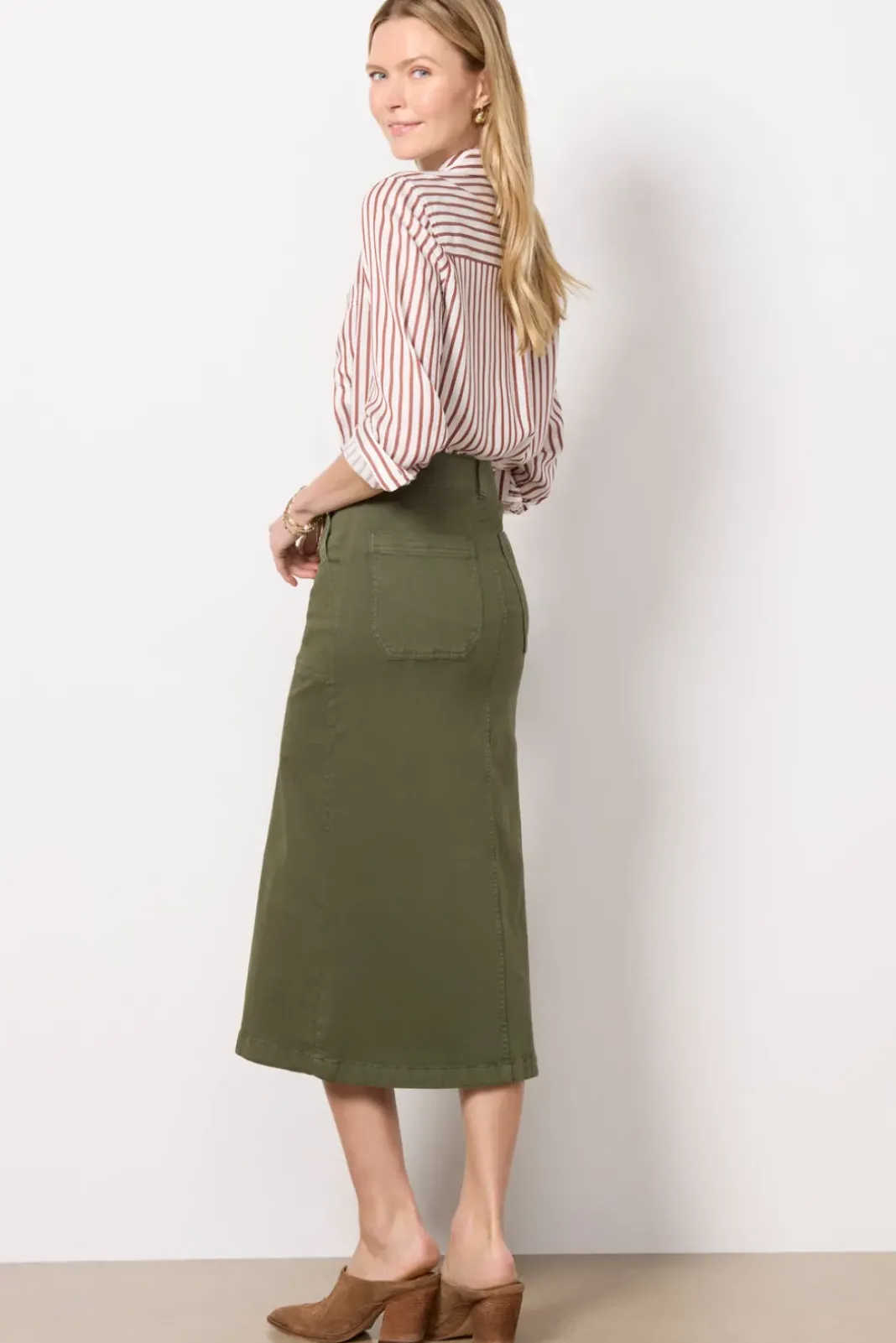 Skirts<PISTOLA Laurelle Utility Skirt Olivegreen