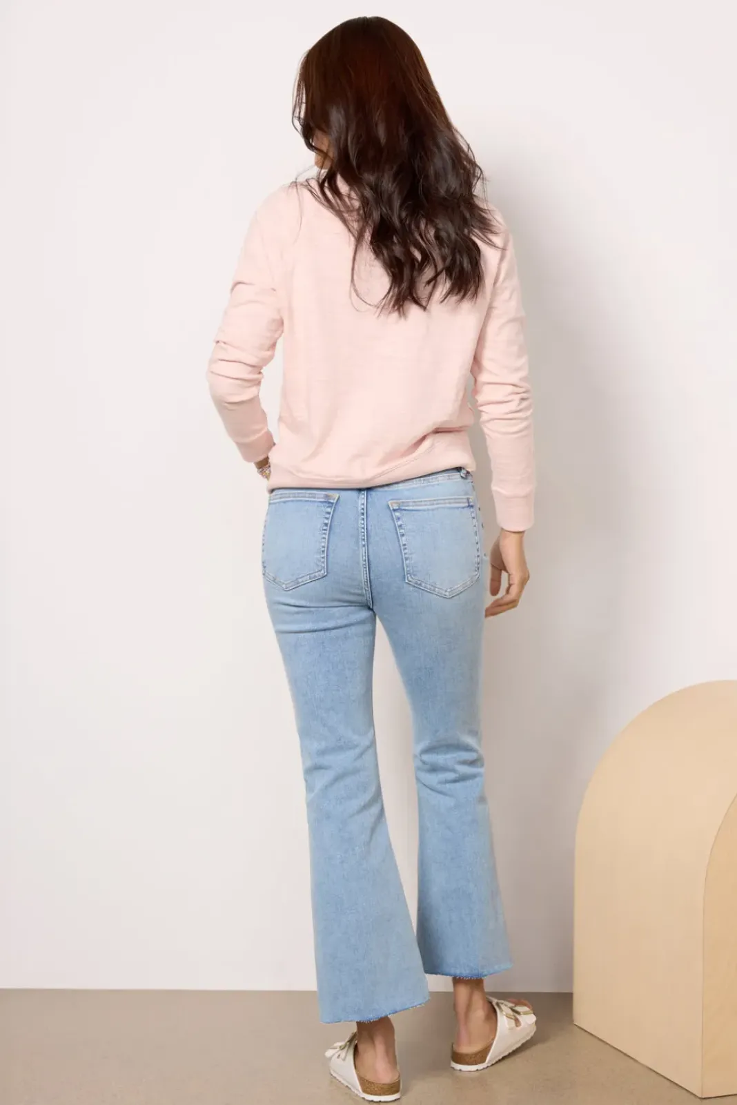 Jeans<FRAME Le Crop Mini Boot Colorado