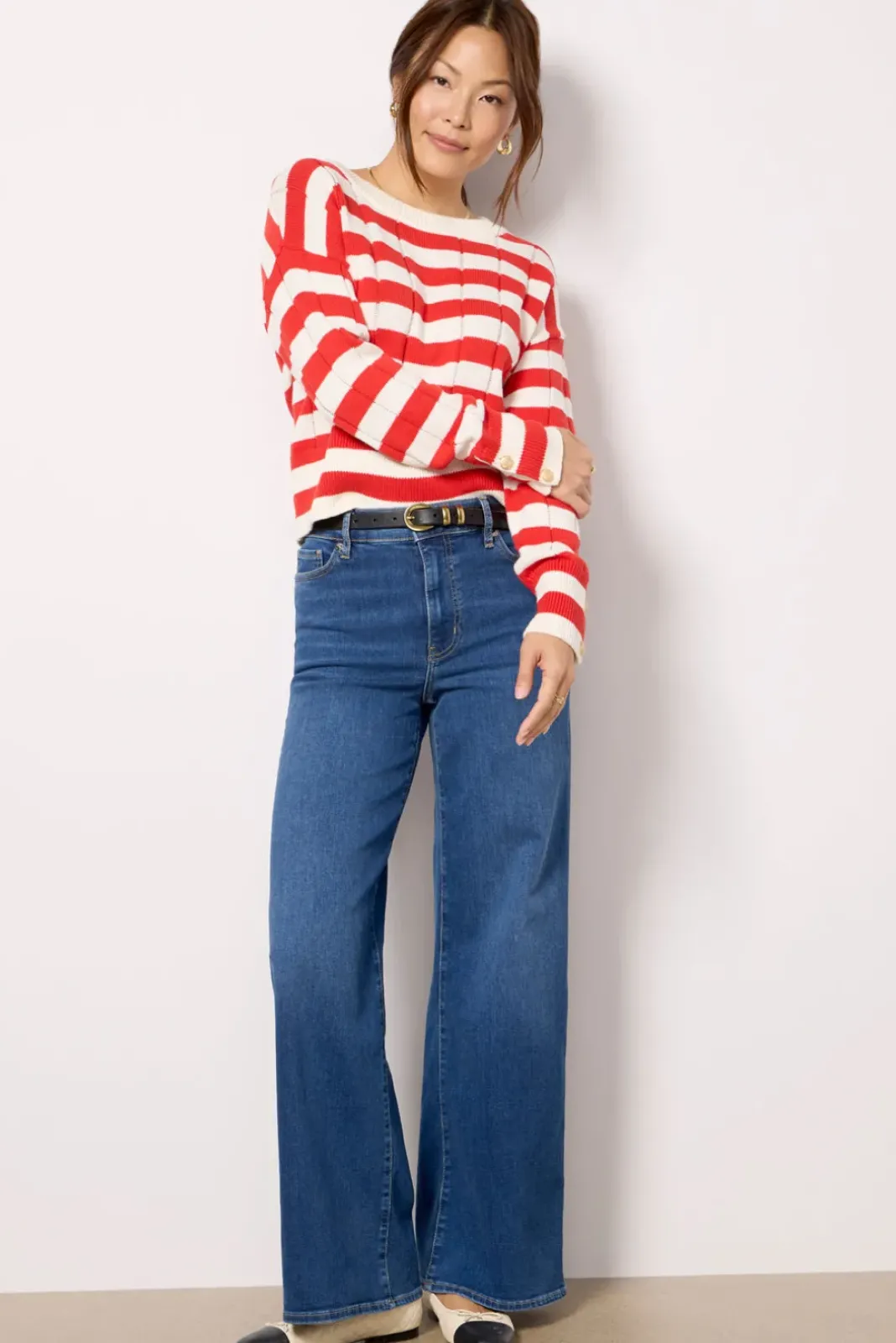 Jeans<FRAME Le Slim Palazzo Femma
