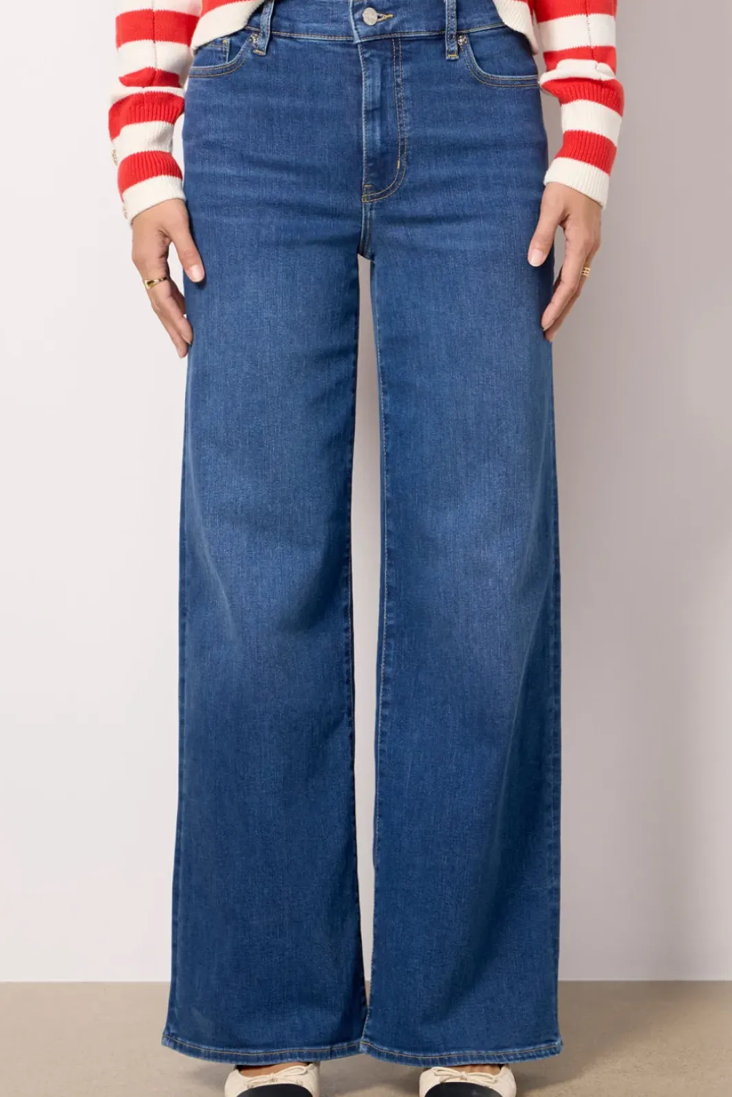 Jeans<FRAME Le Slim Palazzo Femma