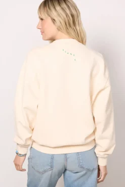 Sweatshirts<CLARE V. Le Weekend Oversized Sweatshirt Cream