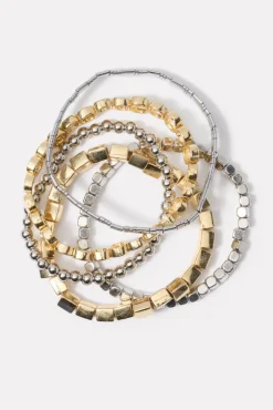 Jewelry<EVEREVE Lea Two Tone Bracelet Pack Gold/Silver