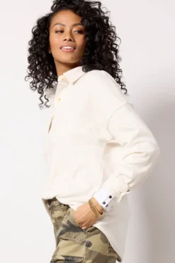 Tops & Tees<FAHERTY Legend Montana Sweater Pullover Offwhite