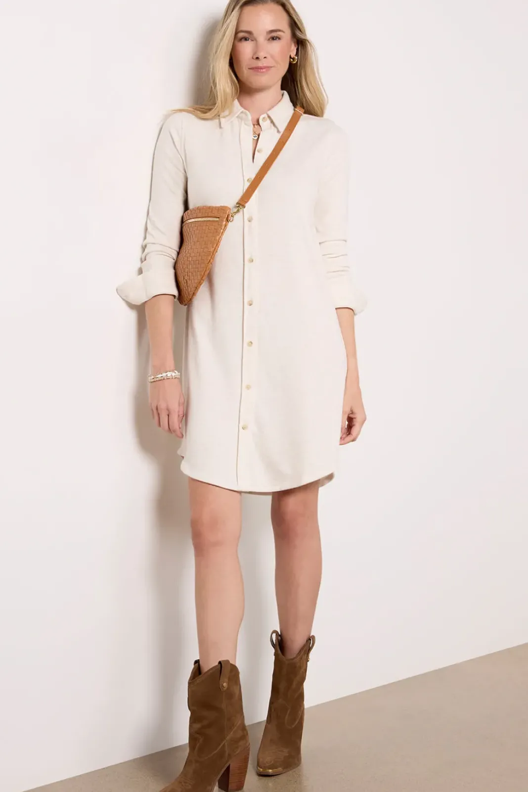 Dresses<FAHERTY Legend Sweater Dress Offwhite