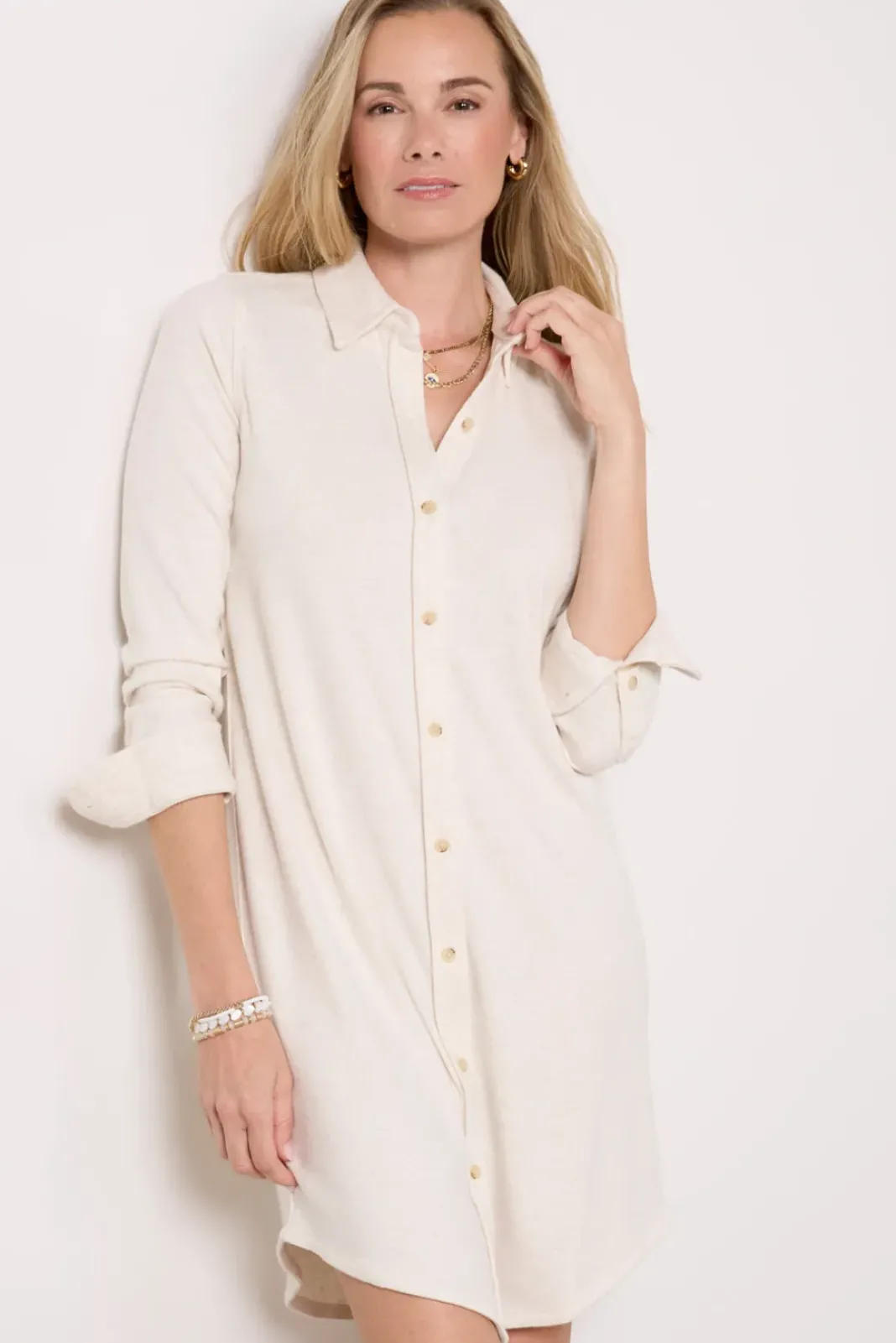 Dresses<FAHERTY Legend Sweater Dress Offwhite