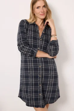 Dresses<FAHERTY Legend Sweater Dress Dakotaplaid