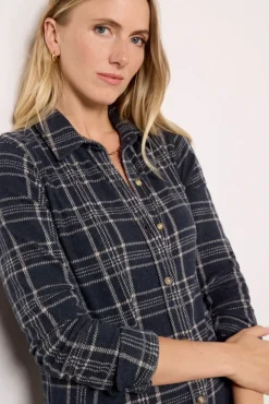 Dresses<FAHERTY Legend Sweater Dress Dakotaplaid