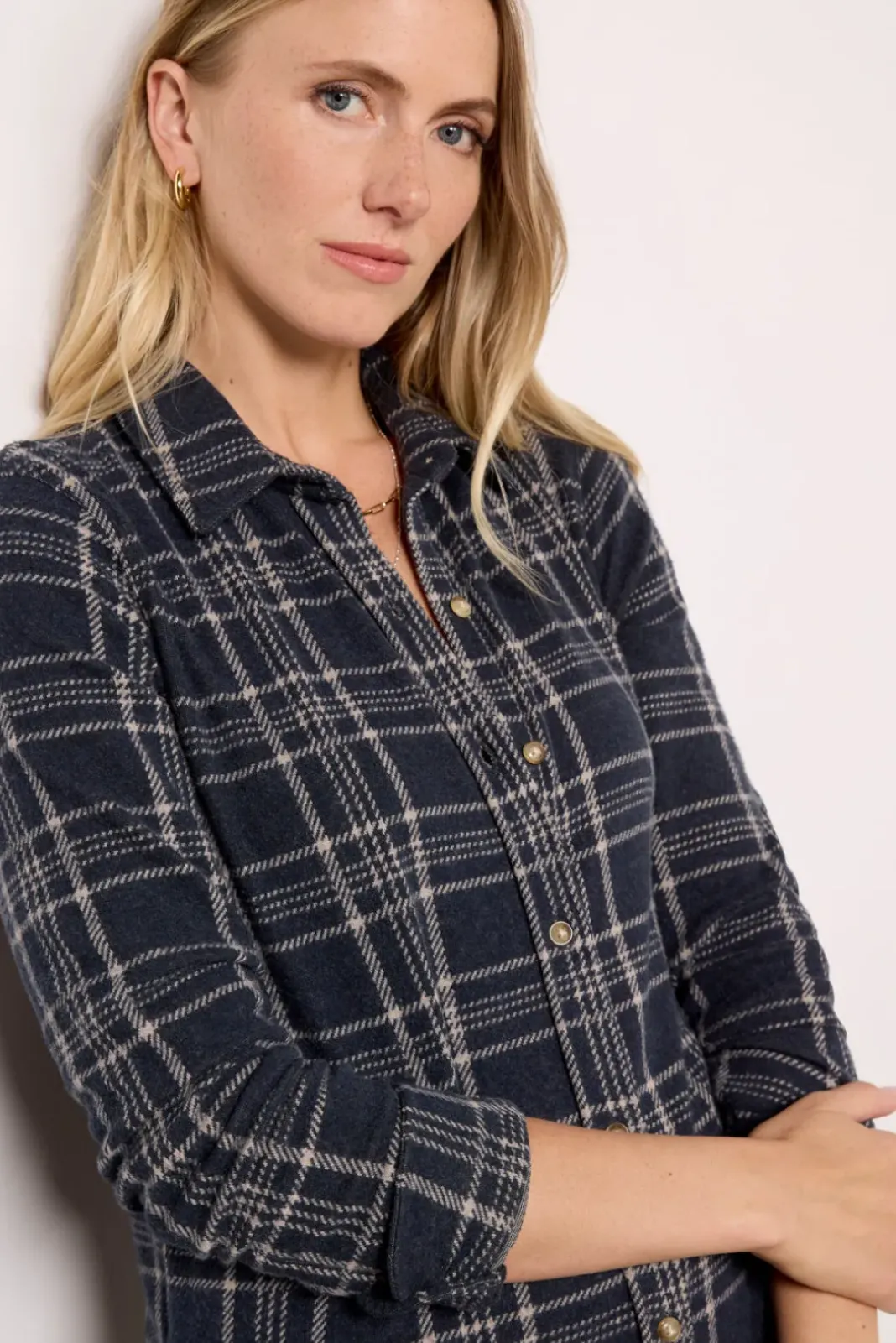Dresses<FAHERTY Legend Sweater Dress Dakotaplaid