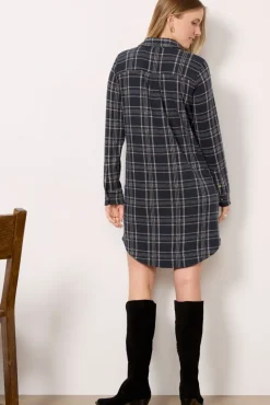 Dresses<FAHERTY Legend Sweater Dress Dakotaplaid