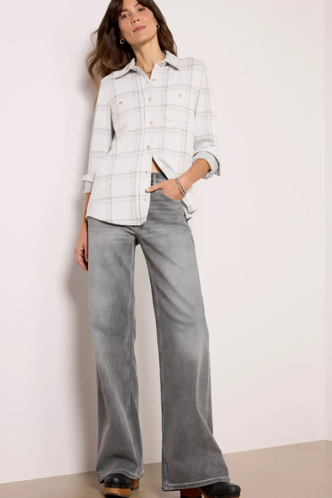 Tops & Tees<FAHERTY Legend Sweater Shirt Firstfrost