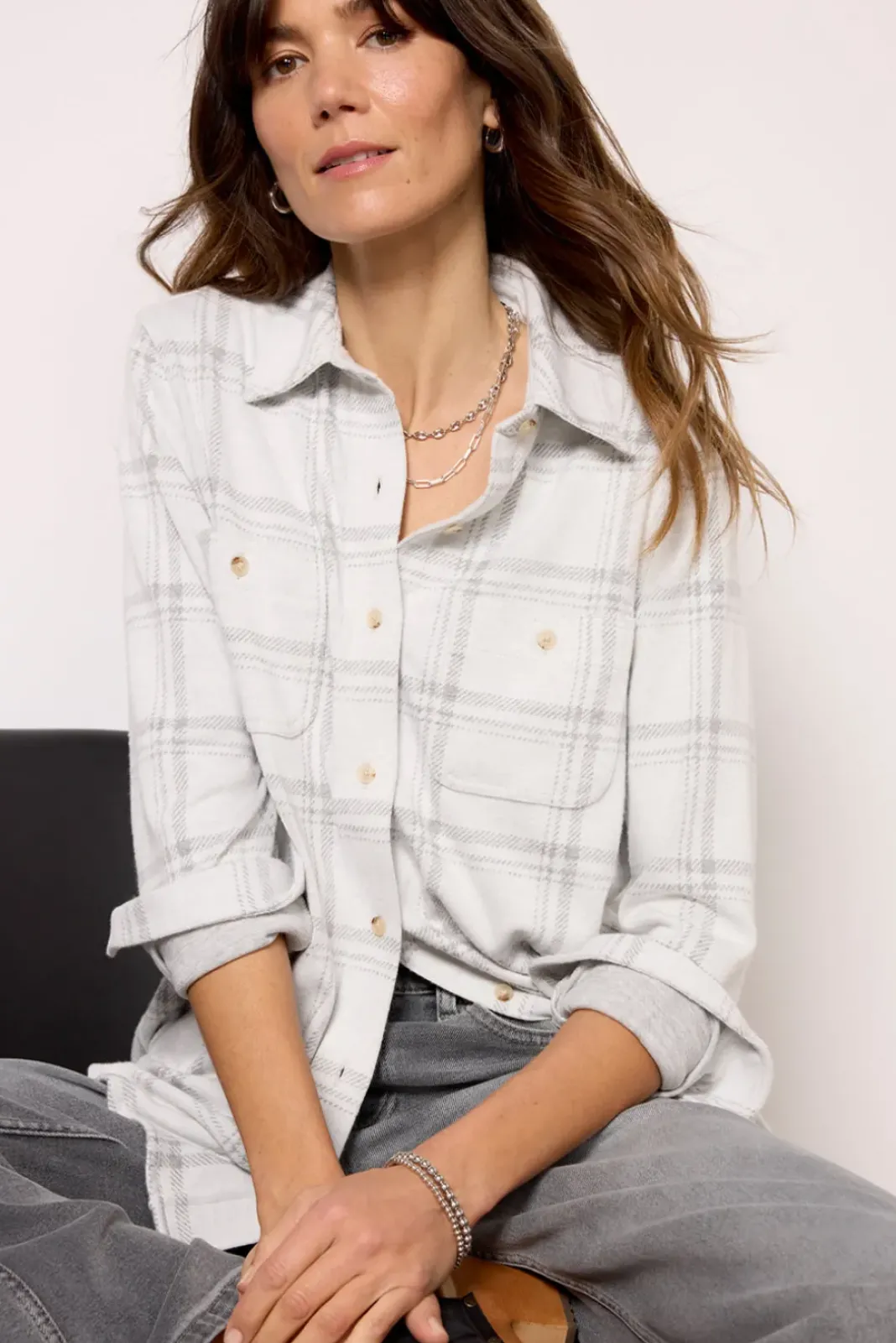 Tops & Tees<FAHERTY Legend Sweater Shirt Firstfrost