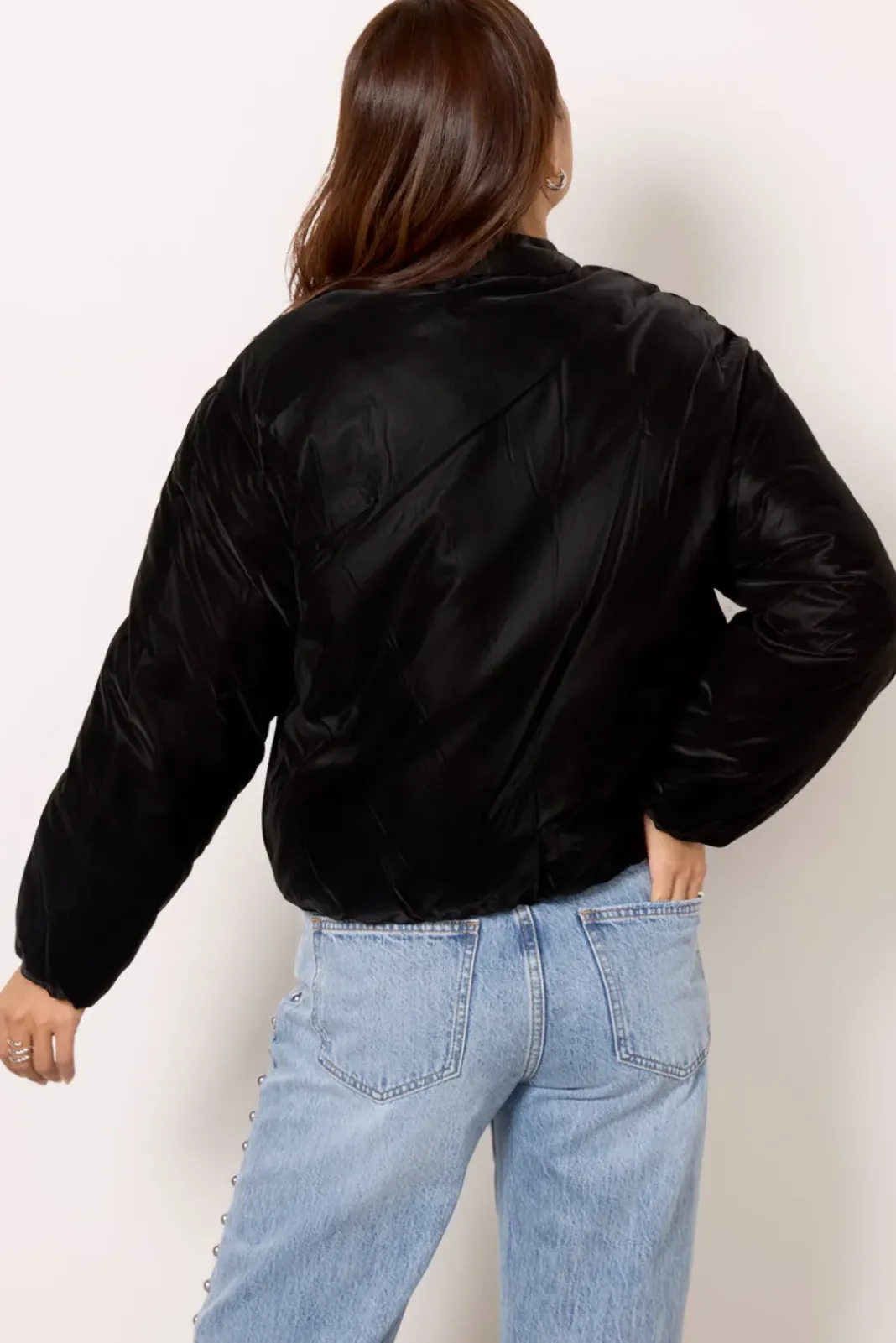 Blazers & Jackets<APPARIS Leni Padded Bomber Noir
