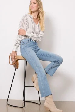 Jeans<PISTOLA Lennon Crop Zuma