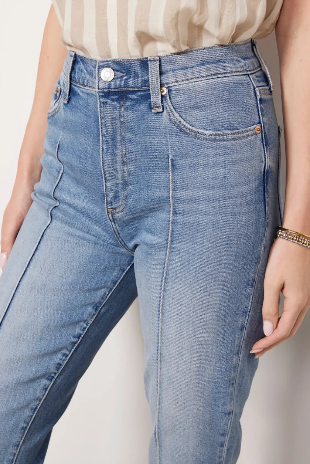 Jeans<PISTOLA Lennon Crop Boot Essence