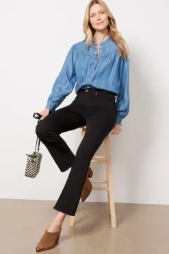Jeans<PISTOLA Lennon Crop Boot Noir