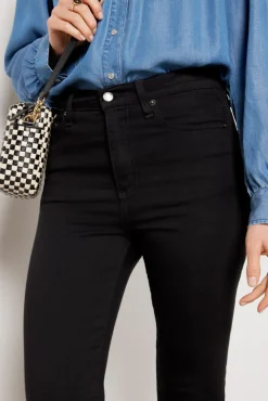 Jeans<PISTOLA Lennon Crop Boot Noir