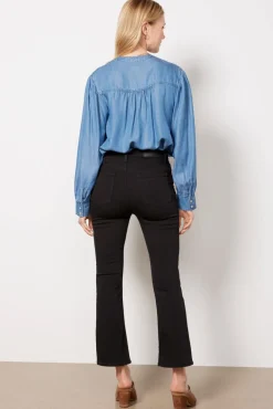 Jeans<PISTOLA Lennon Crop Boot Noir