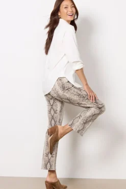 Jeans<PISTOLA Lennon Crop Boot Python