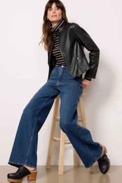 Blazers & Jackets<EVEREVE Lennox Racer Moto Black