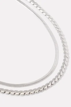 Jewelry<EVEREVE Lenora Layered Necklace Silver