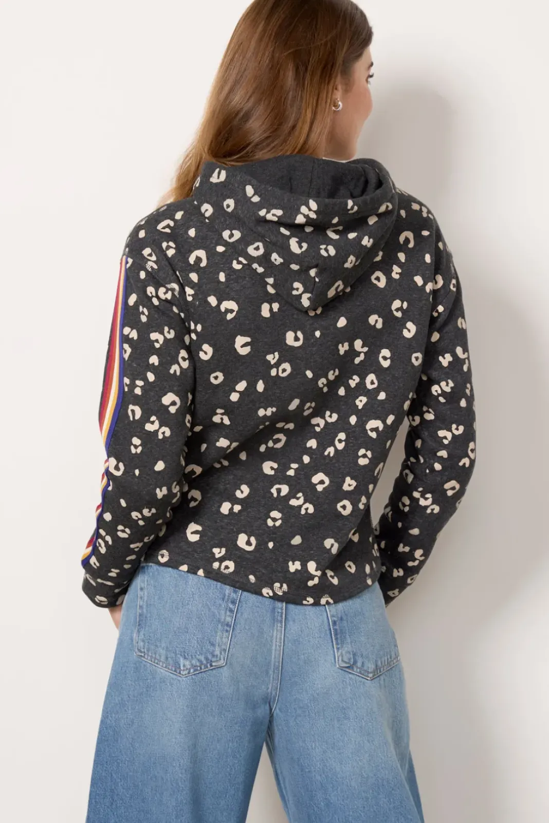 Sweatshirts<EVEREVE Leopard Hoodie Charcoal