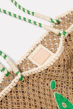 Bags<CLARE V. L`ete Tote Tan/Green