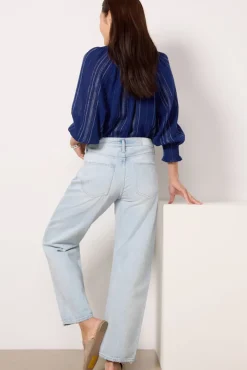 Jeans<PISTOLA Lexi Midrise Bowed Straight Enchantedvintage