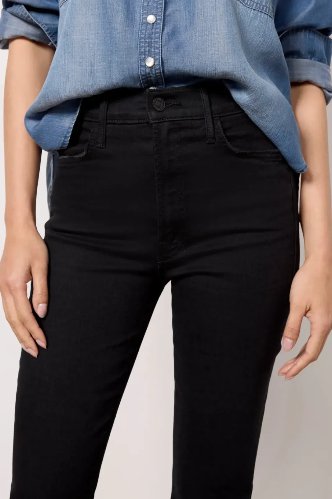 Jeans<MOTHER Lil Hustler Ankle Fray Notguilty