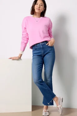 Jeans<MOTHER Lil Hustler Flood Fray Whateveryouwant