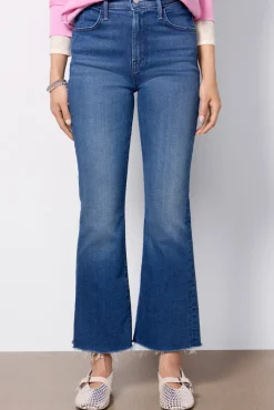 Jeans<MOTHER Lil Hustler Flood Fray Whateveryouwant
