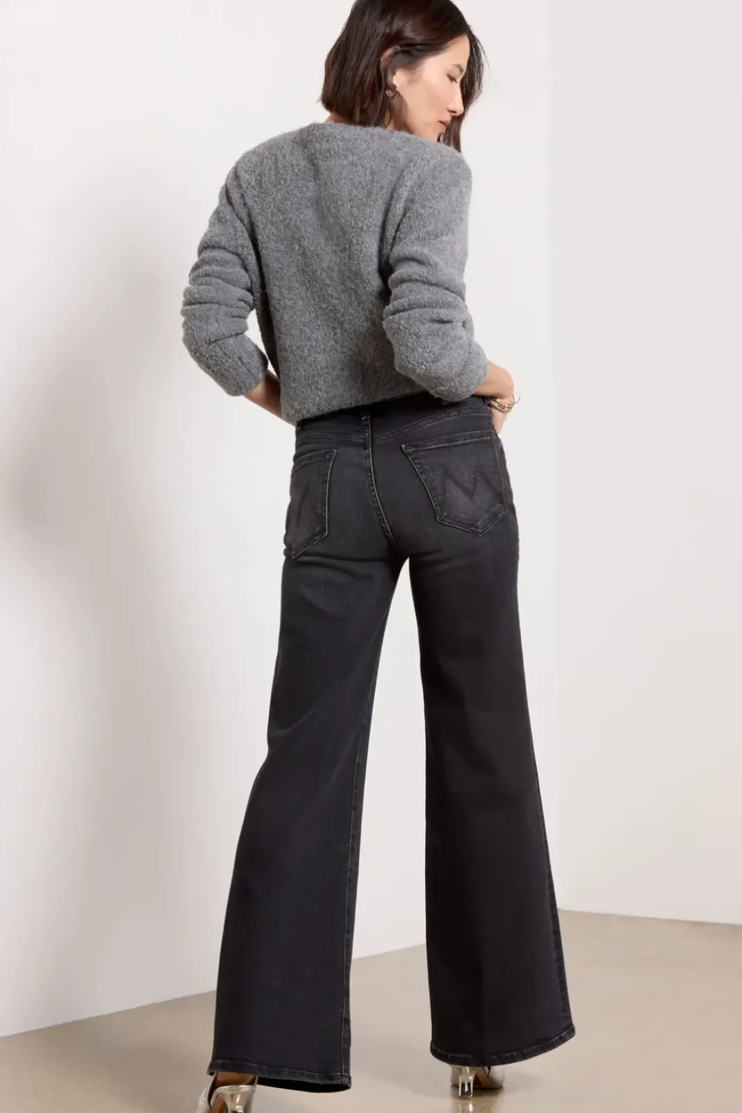 Jeans<MOTHER Lil Hustler Roller Sneak Nottodaysatan