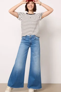 Jeans<MOTHER Lil Roller Fray Workhardplayhard