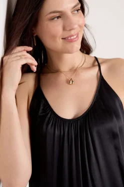 Dresses<NATION LTD Liliana U-Neck Tank Dress Black