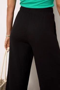 Pants & Leggings<EVEREVE Lily Wide Leg Gauze Pant Black