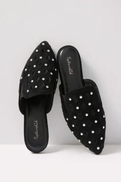 Shoes<SPLENDID FOOTWEAR Linna Studed Slide Black