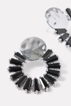 Jewelry<EVEREVE Lisette Sparkle Hoops Jet