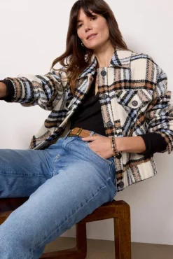 Blazers & Jackets<SANCTUARY Liv Jacket Skyplaid