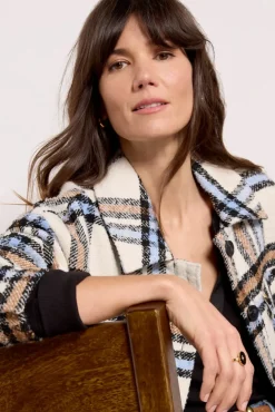 Blazers & Jackets<SANCTUARY Liv Jacket Skyplaid