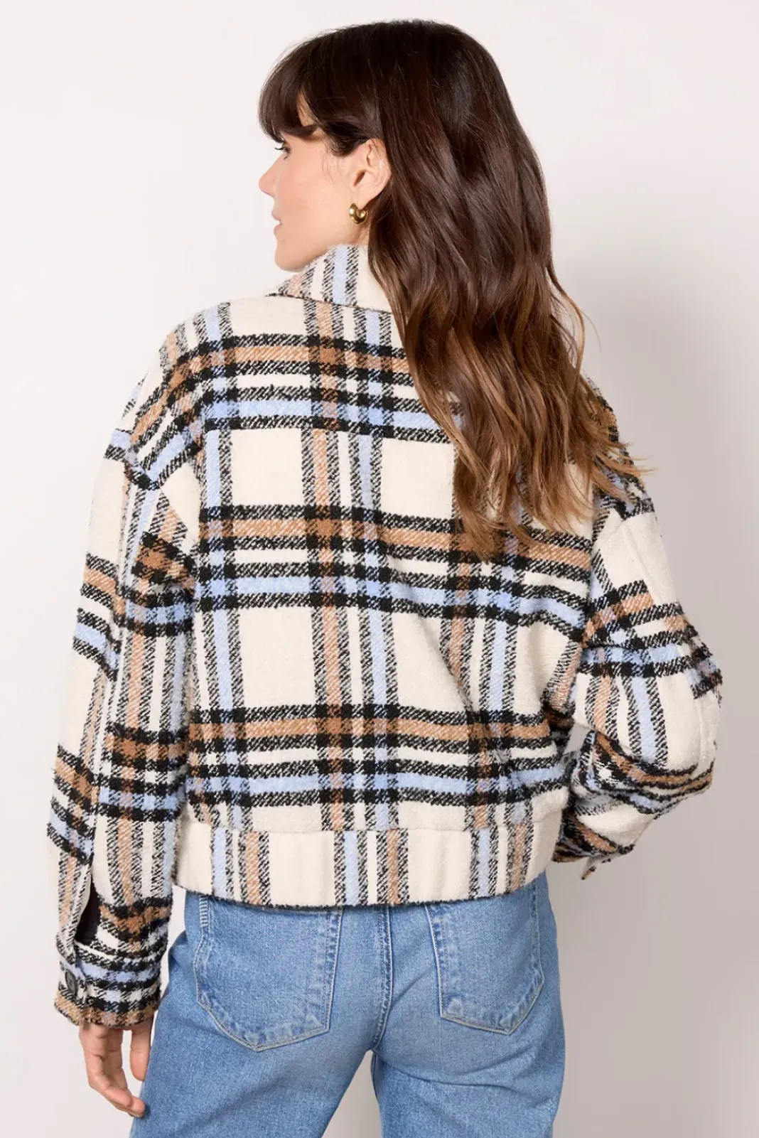 Blazers & Jackets<SANCTUARY Liv Jacket Skyplaid