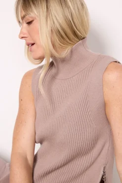 Sweaters<VARLEY Lois High Neck Tank Cinder