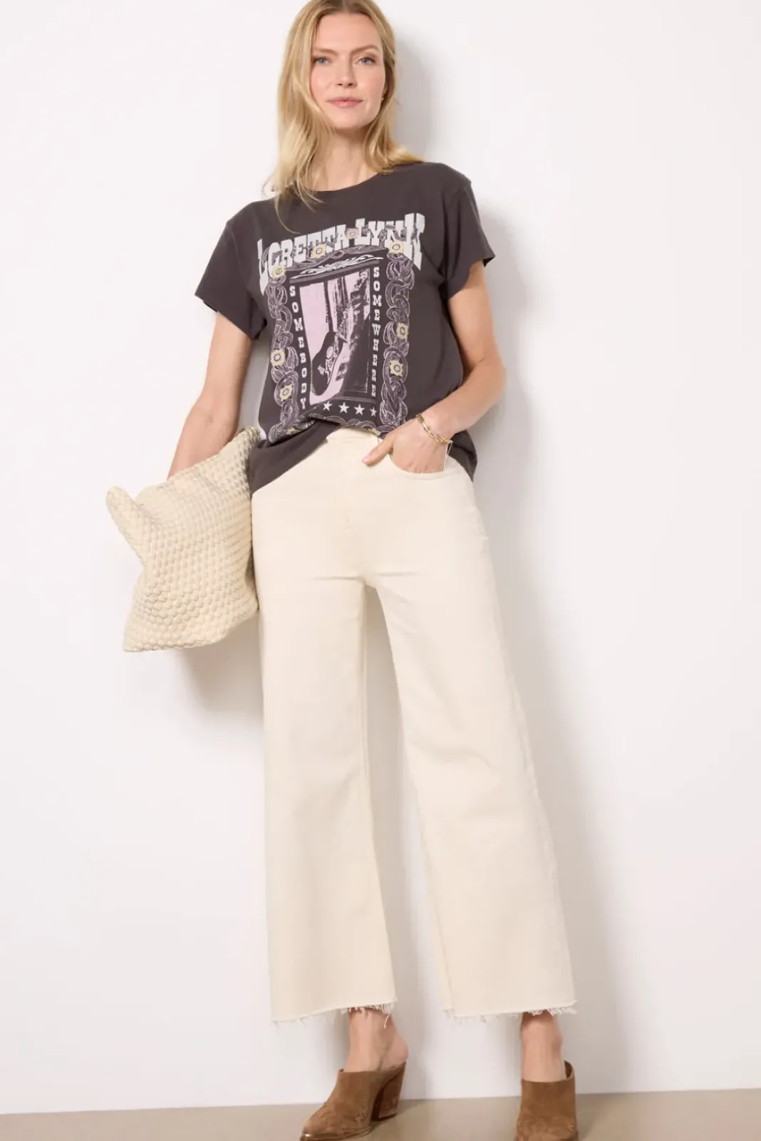 Tops & Tees<DAYDREAMER Loretta Lynn Tee Reactiveblack