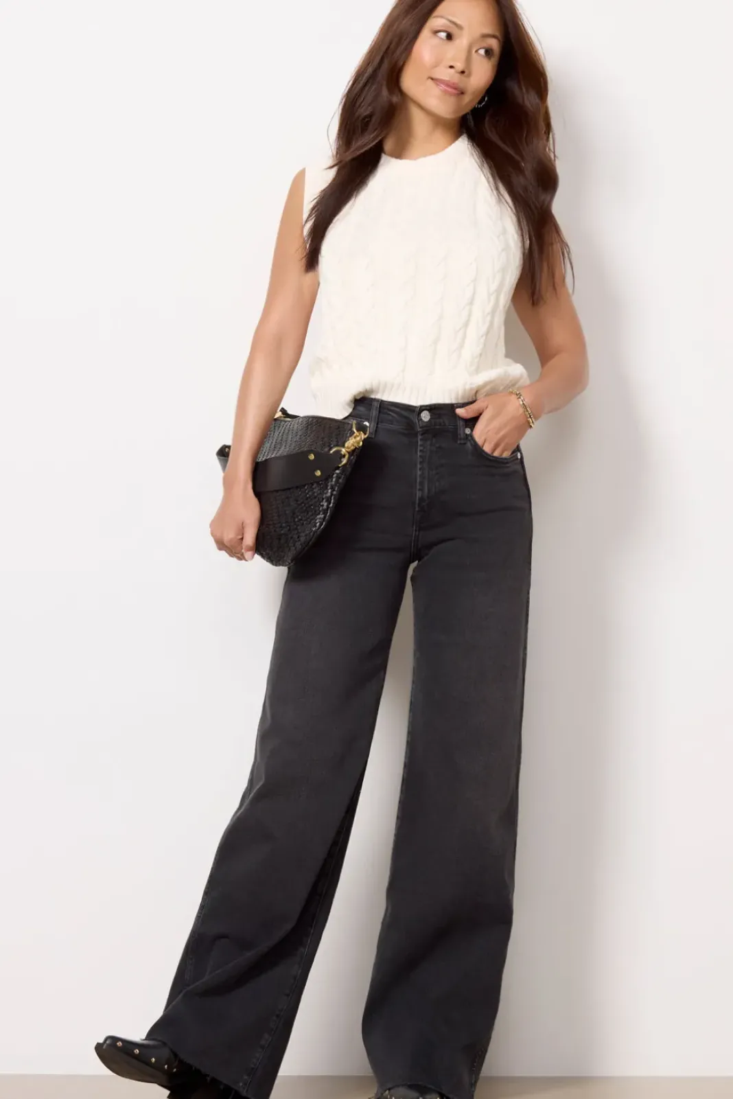 Jeans<7 FOR ALL MANKIND Lotta Wide Leg Topline