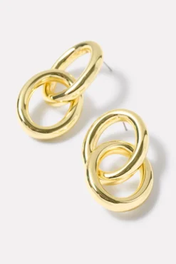 Jewelry<GORJANA Lou Drop Earrings Gold